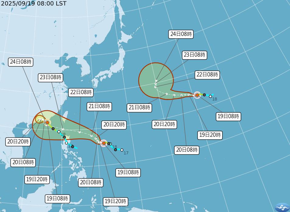 「三颱環伺」樺加沙颱風恐增強為強颱